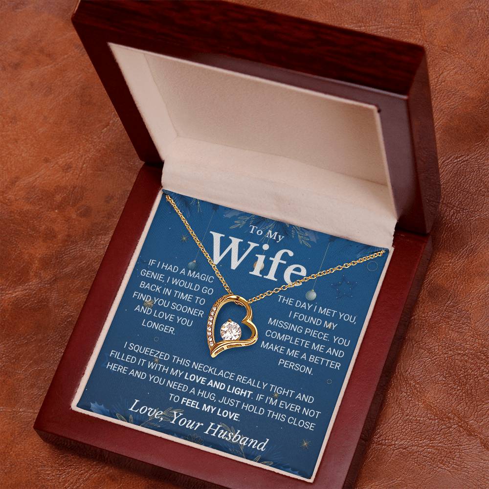 Wife - "Find You Sooner" - Forever Love Necklace