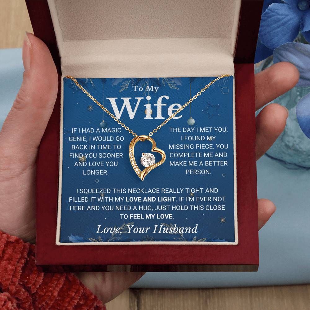 Wife - "Find You Sooner" - Forever Love Necklace