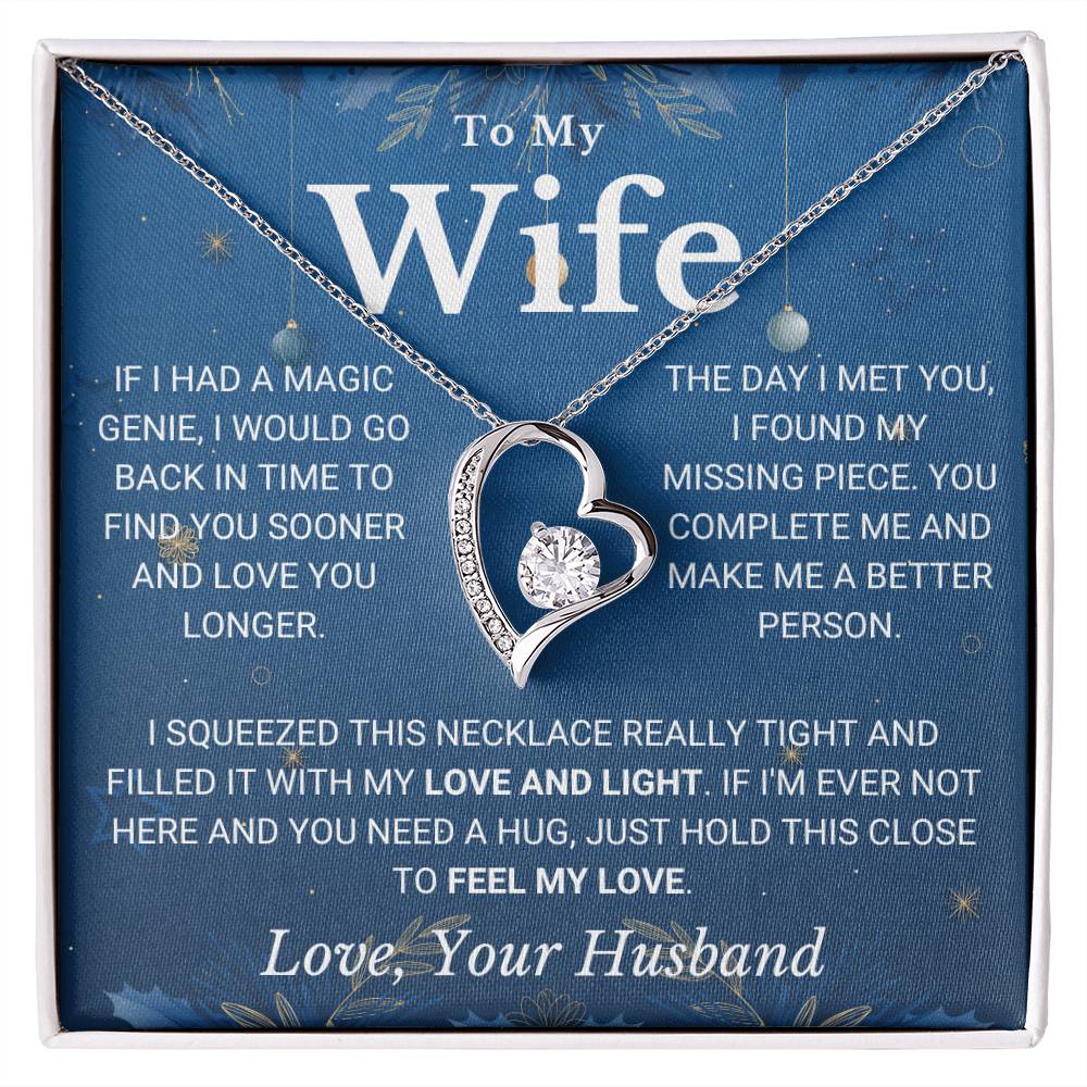 Wife - "Find You Sooner" - Forever Love Necklace