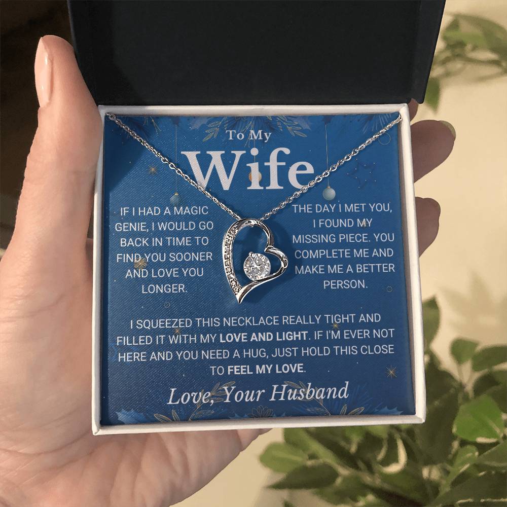 Wife - "Find You Sooner" - Forever Love Necklace