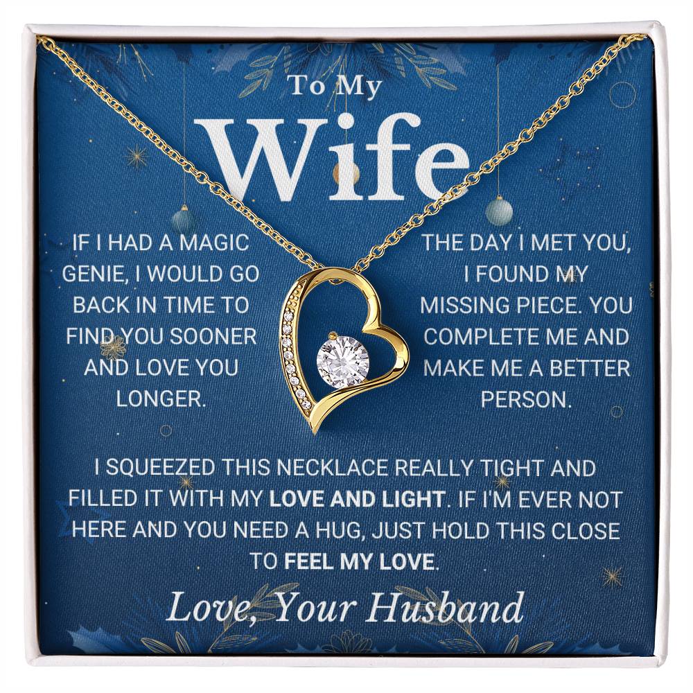 Wife - "Find You Sooner" - Forever Love Necklace