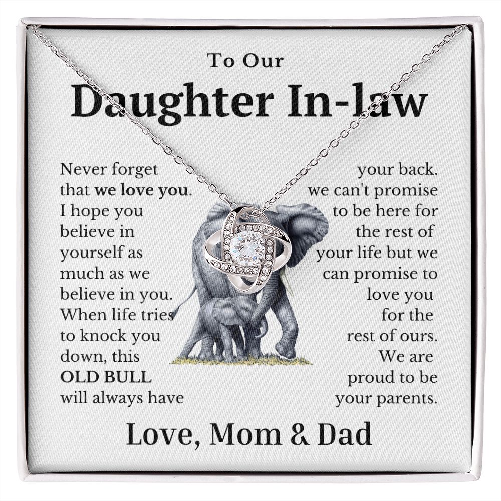 Daughter In-law - Love Knot Necklace