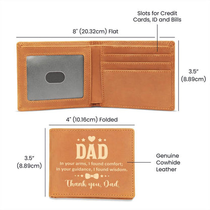 Leather Wallet - Thank you Dad