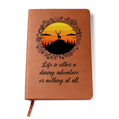 Leather Journal - Life Is a Daring Adventure