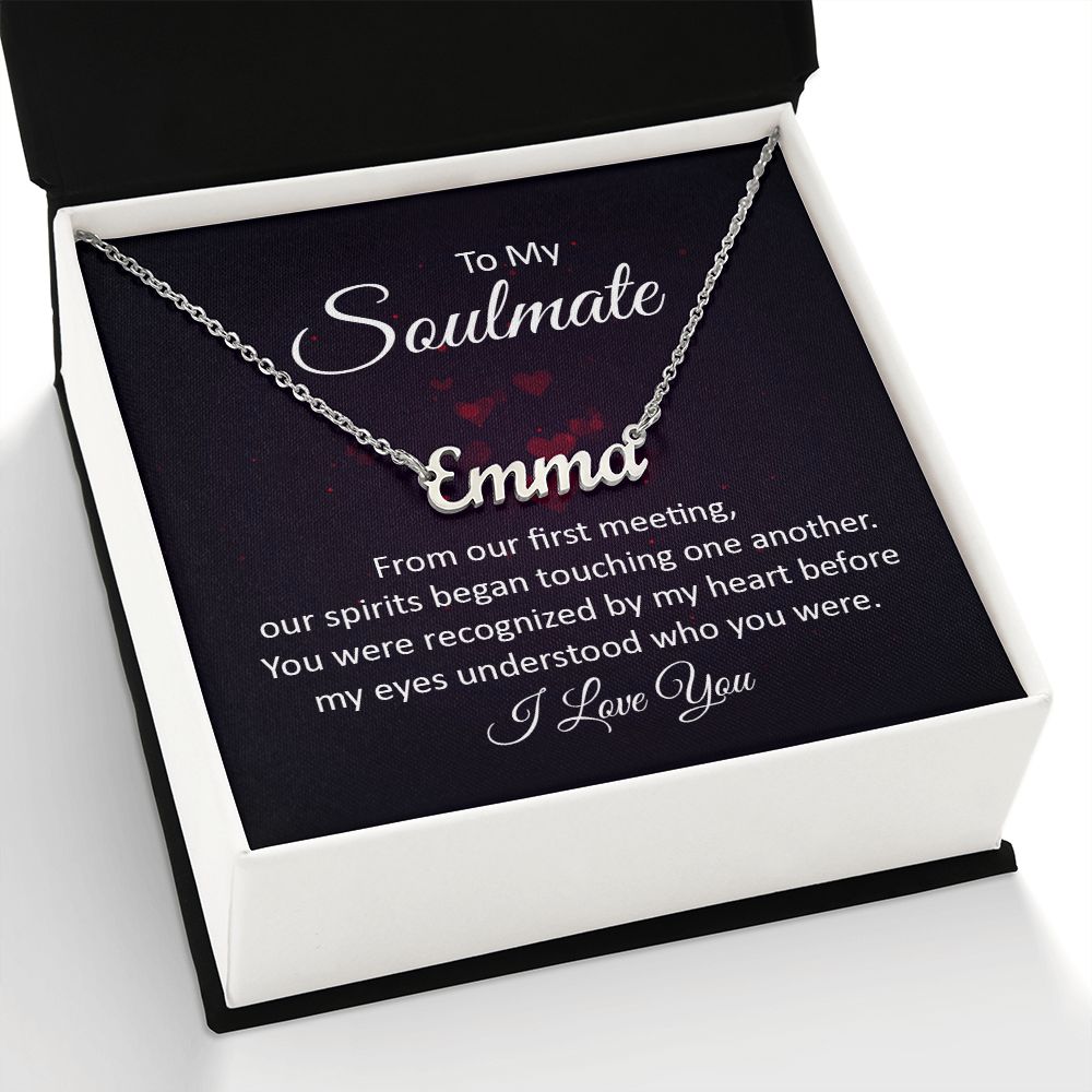 [NEW] Custom Name Necklace with Message Card