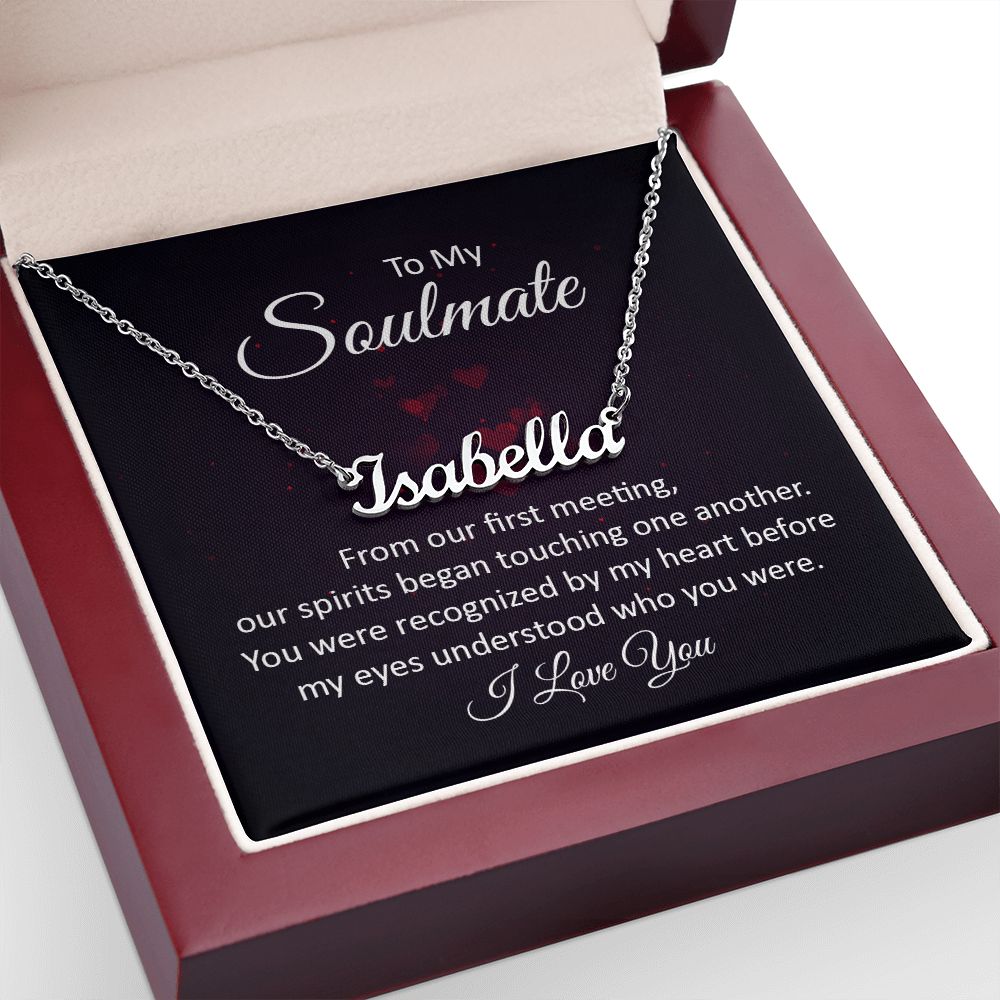 [NEW] Custom Name Necklace with Message Card